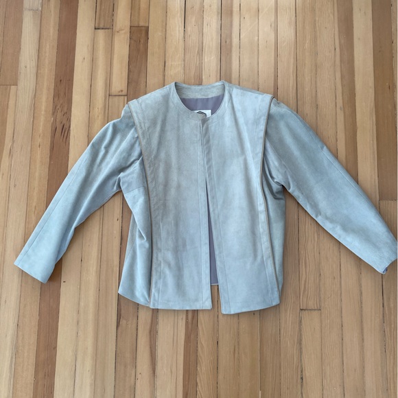 Vintage Leather Suede Jacket - Picture 2 of 12